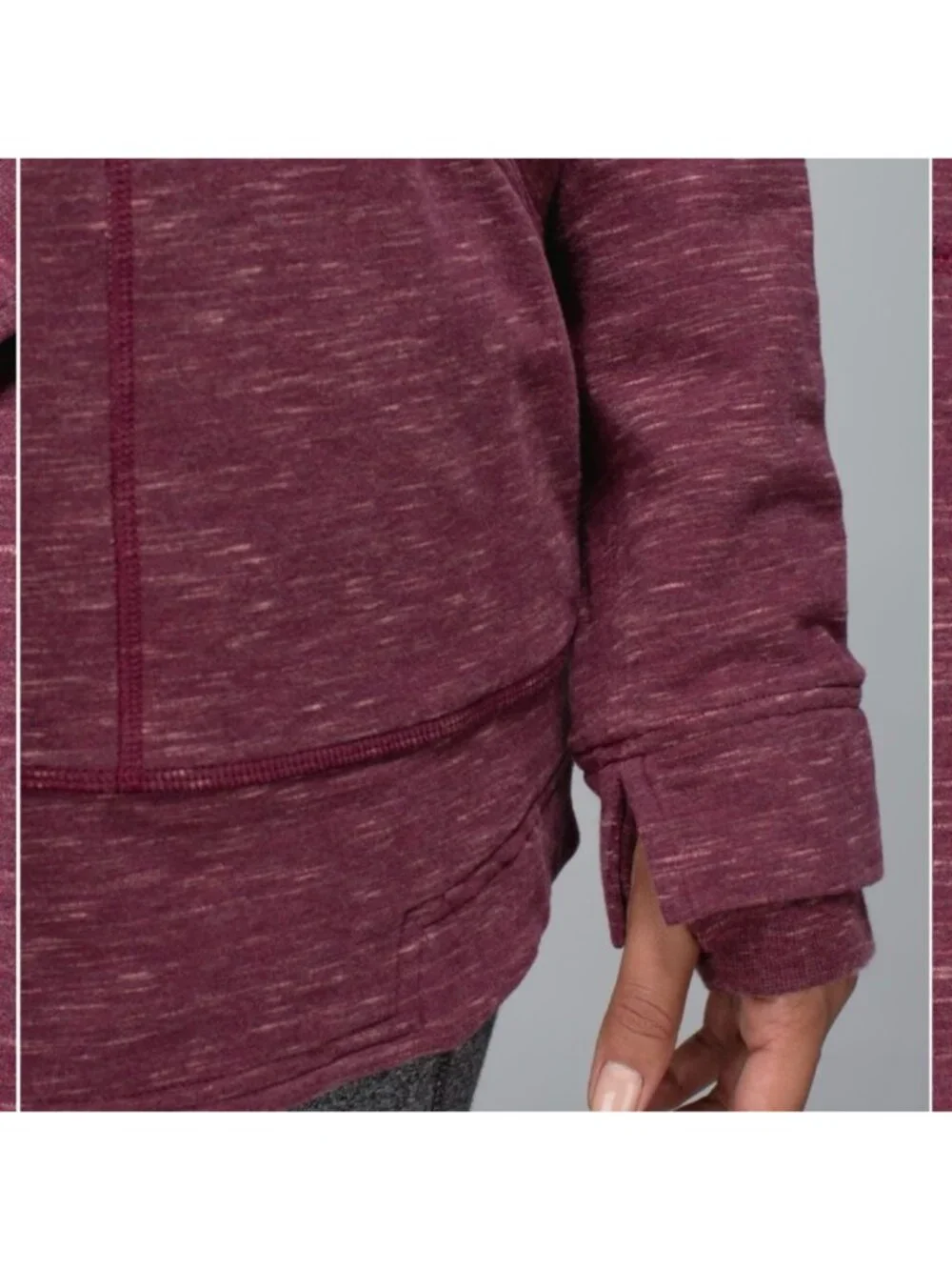 Lululemon Find Your Centre Wrap Heathered Marled Rust Berry